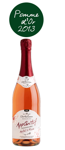 Appléritif Apfel & Rose Pomme d'Or 2013 (Silber in der Kategorie bester Apfelschaumwein ohne Alkohol)