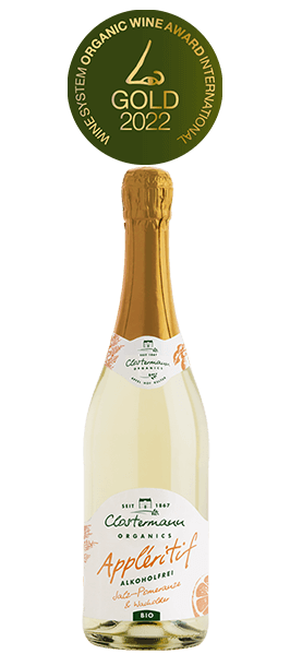 Appléritif Salz-Pomeranze und Wacholder Organic Wine Award International in Gold (Herbst 2022)